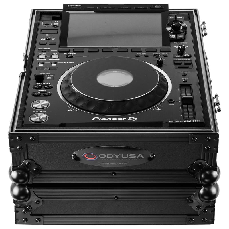Odyssey FZ3000BL Pioneer CDJ3000 Flight Case w/Removable Back Panel (Black)