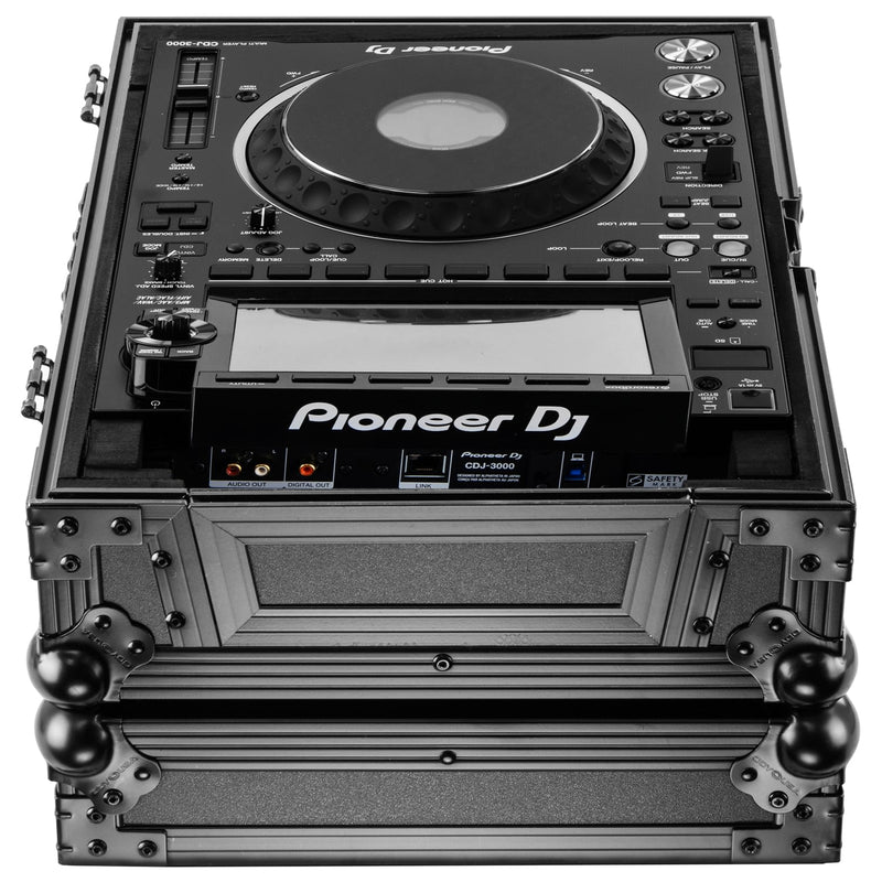 Odyssey FZ3000BL Pioneer CDJ3000 Flight Case w/Removable Back Panel (Black)
