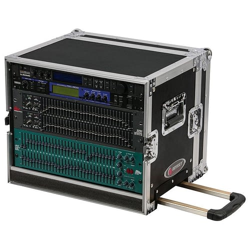Odyssey FZER8HW - 8U Pro Trolley Effects Rack with Wheels