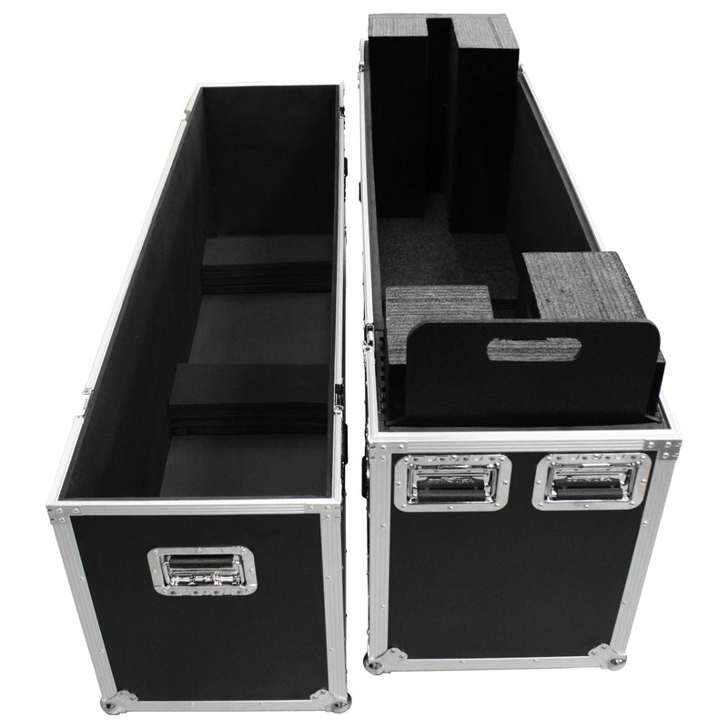Odyssey FZFSM65W - Flight case pour écran plat 60-65″ avec roulettes