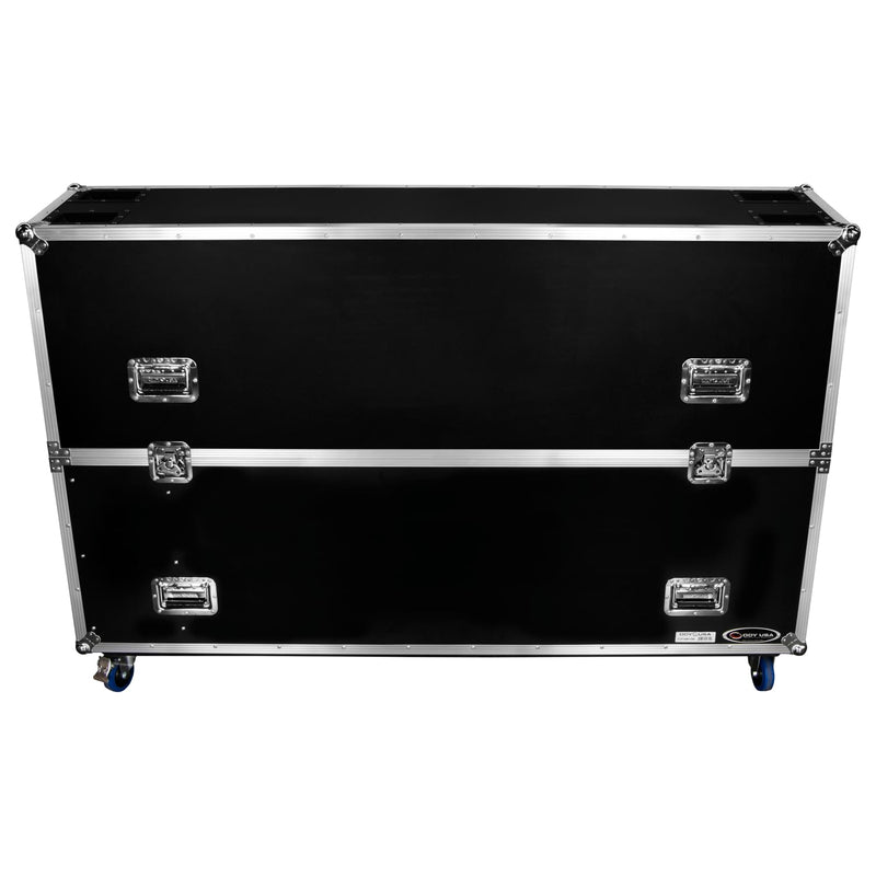Odyssey FZFSM75W - Boîtier pour écran plat 75″ avec roulettes