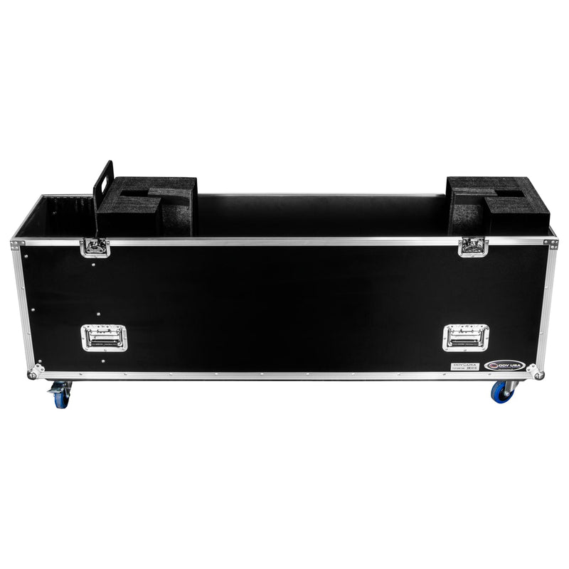 Odyssey FZFSM75W - Boîtier pour écran plat 75″ avec roulettes