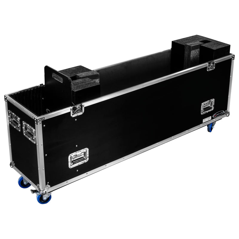 Odyssey FZFSM75W - Boîtier pour écran plat 75″ avec roulettes