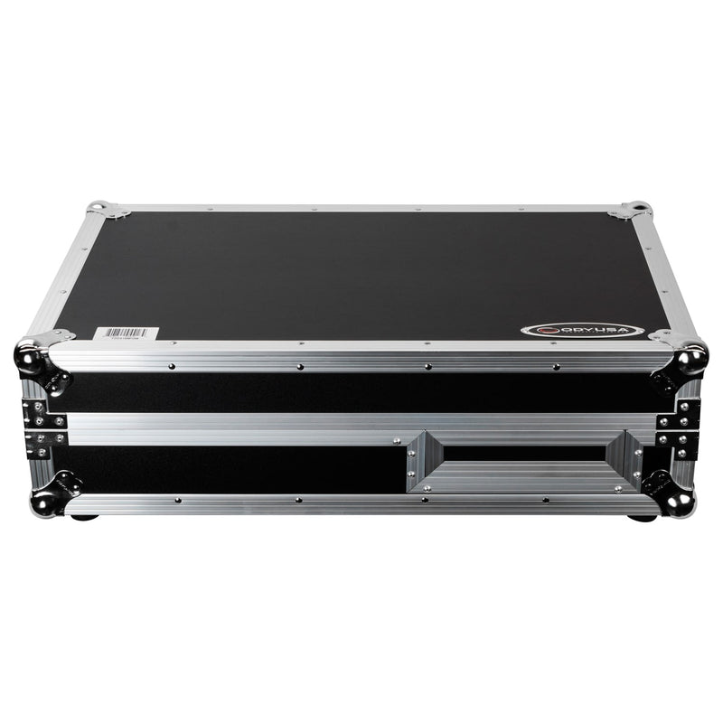 Odyssey FZGS1BM10W Reversible Format DJ Mixer and One Battle Position Turntable Coffin Flight Case w/Glide Platform  - 10″