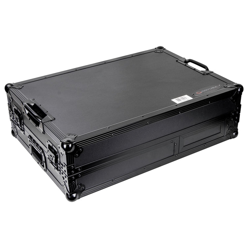 Odyssey FZGS1RA1272WBL Reversible Compact Rane Twelve and Rane Seventy/Seventy-Two Battle DJ Coffin Flight Case w/Glide Platform (Black)