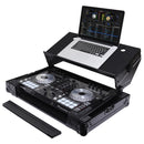 Odyssey FZGSADDJSR2BL - Black Pioneer DDJ-SR / DDJ-SR2 Flight Case with Angle Glide Platform