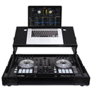 Odyssey FZGSADDJSR2BL - Black Pioneer DDJ-SR / DDJ-SR2 Flight Case with Angle Glide Platform