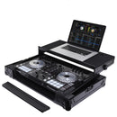 Odyssey FZGSADDJSR2BL - Black Pioneer DDJ-SR / DDJ-SR2 Flight Case with Angle Glide Platform