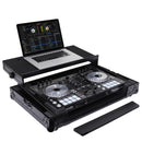 Odyssey FZGSADDJSR2BL - Black Pioneer DDJ-SR / DDJ-SR2 Flight Case with Angle Glide Platform
