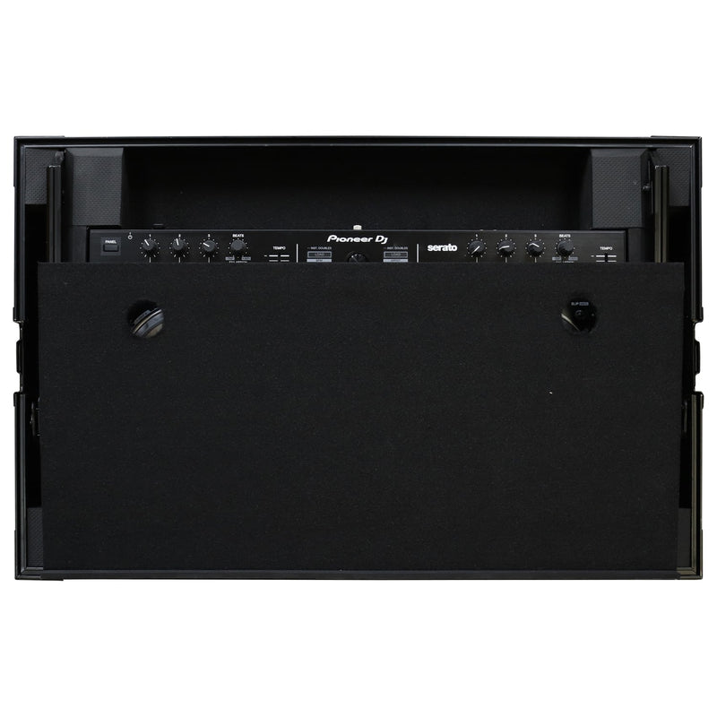Odyssey FZGSADDJSR2BL - Black Pioneer DDJ-SR / DDJ-SR2 Flight Case with Angle Glide Platform
