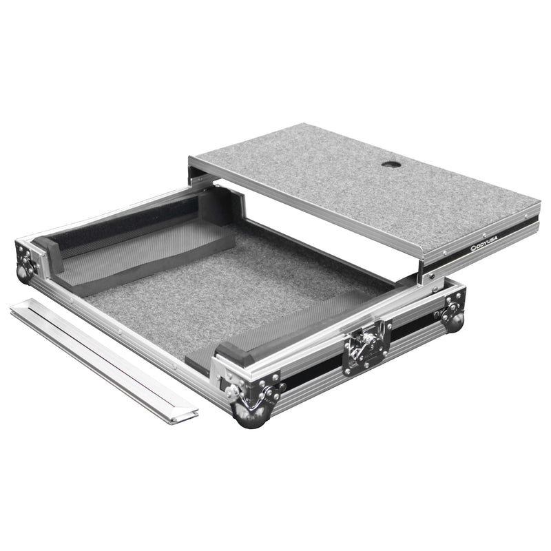 Odyssey FZGSDJC1 Universal Size DJ Controller Flight Case w/Glide Platform - Small/Medium