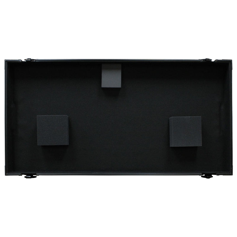 Odyssey FZGSLBM10WRBL Low Profile Format DJ Mixer and Two Battle Position Turntables Flight Coffin Case w/Wheels and Glide Platform - 10" (Black)