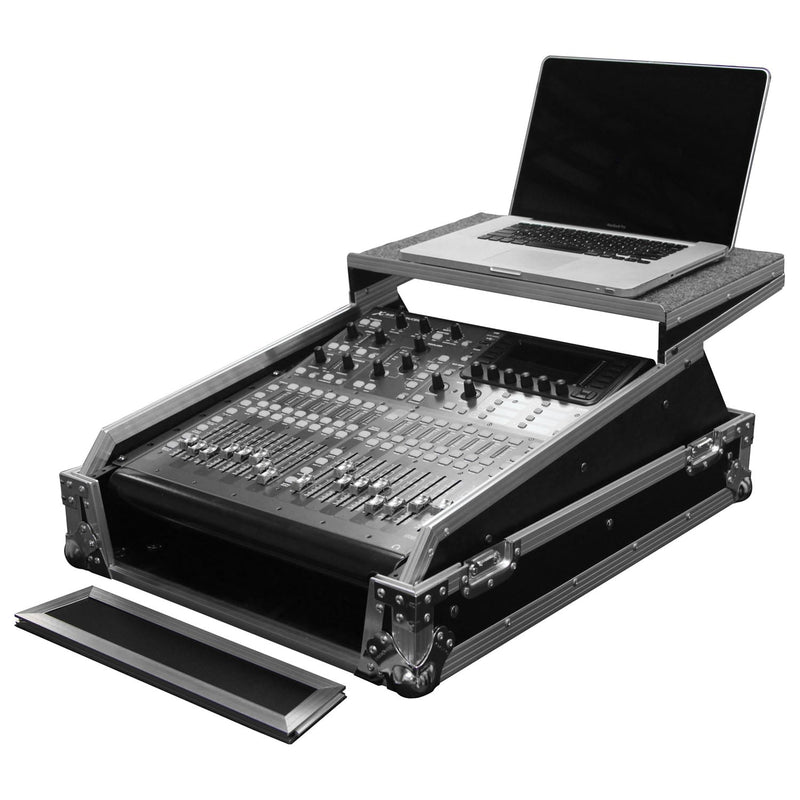 Odyssey FZGSMX1913 - Universal 13U Rack Mountable Mixer Flight Case with Glide Platform