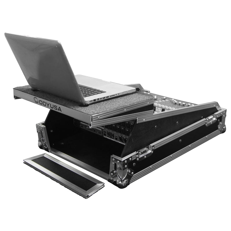 Odyssey FZGSMX1913 - Universal 13U Rack Mountable Mixer Flight Case with Glide Platform