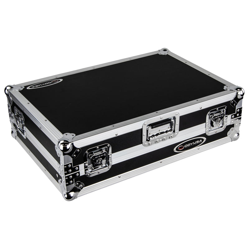 Odyssey FZGSPIDDJ8001 Pioneer DDJ-800 Flight Case w/Bottom 1U Rack Space and Glide Platform