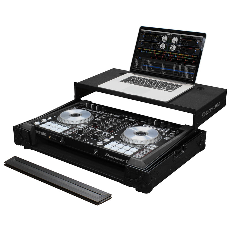 Odyssey FZGSPIDDJSR2BL Pioneer DDJ-SR2 Flight Case w/Glide Platform (Black)