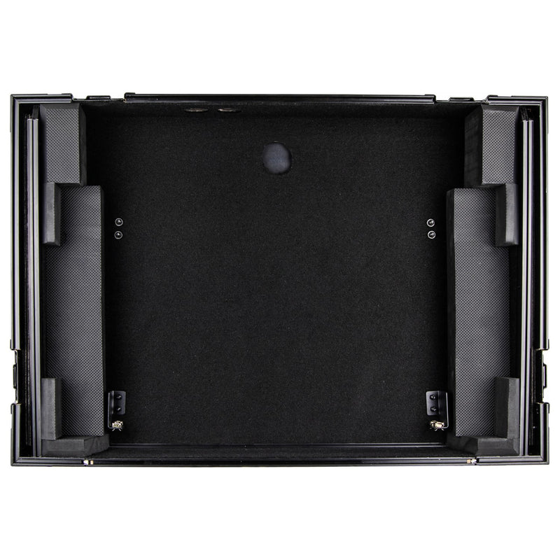 Odyssey FZGSPIXDJRR1BL Pioneer XDJ-RR Bottom 1U Rack Space Flight Case w/Glide Platform (Black)