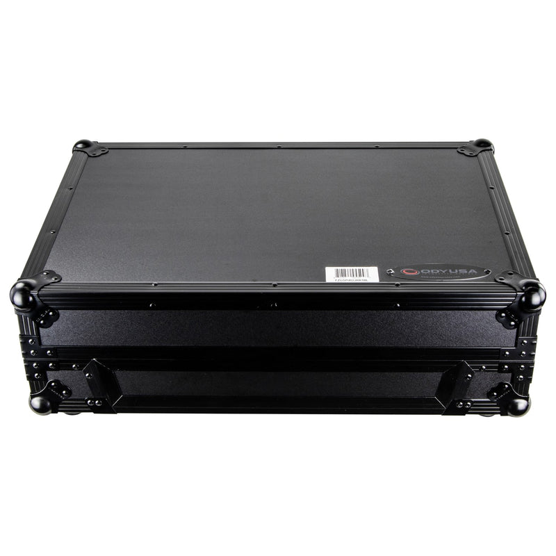 Odyssey FZGSPIXDJRR1BL Pioneer XDJ-RR Bottom 1U Rack Space Flight Case w/Glide Platform (Black)