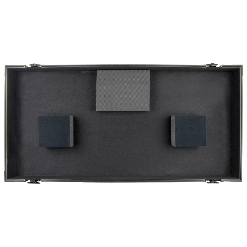 Odyssey FZGSRANE1272WBL Low Profile Rane Twelve and Rane Seventy/Seventy-Two Coffin Flight Case w/Glide Platform (Black)