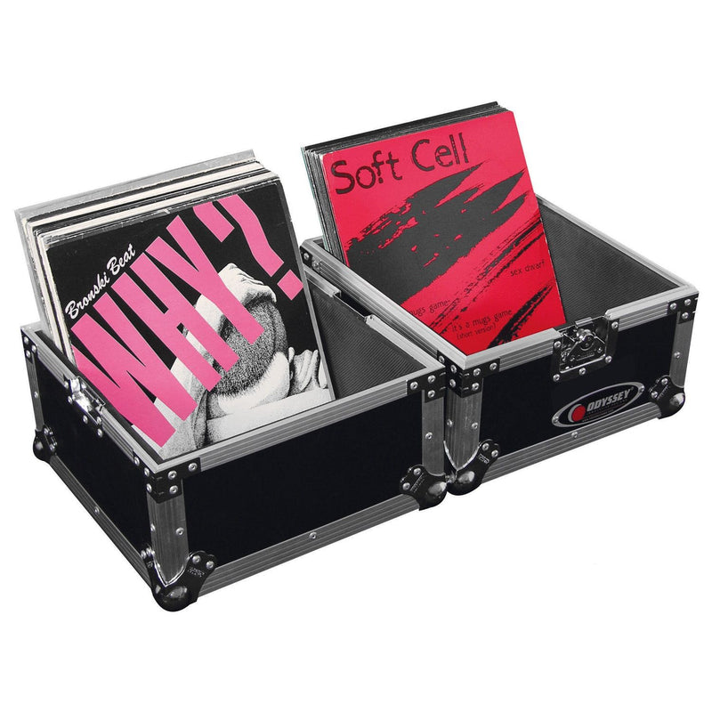 Flight case utilitaire Odyssey FZLP80 pour 80 disques vinyles 12″