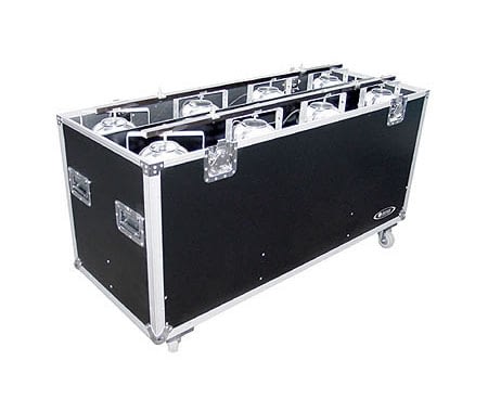 Odyssey FZPAR2W Utility Flight Case for Eight Par 64