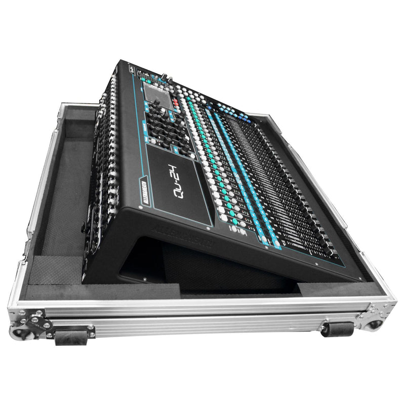 Odyssey FZQU24W - Allen & Heath QU-24 Mixing Console Flight Case with Wheels