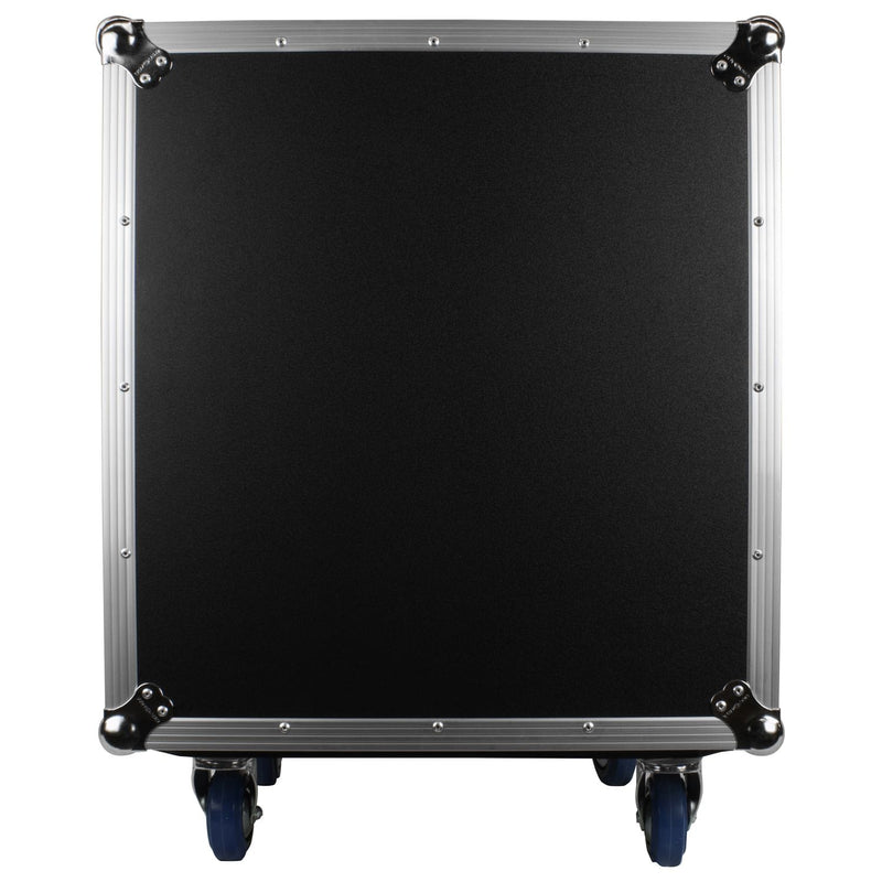 Odyssey FZS12W - 12U Shock Mount Rack Flight Case with Wheels