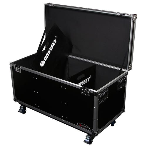 Odyssey FZUT34422W - 41.5″ x 20″ x 19.5″ Interior Utility Trunk Touring Flight Case with Organizing Dividers