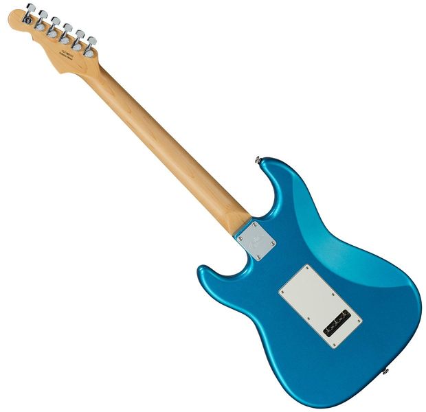 G&L FULLERTON DELUXE LEGACY Lake Placid Blue avec touche en palissandre des Caraïbes