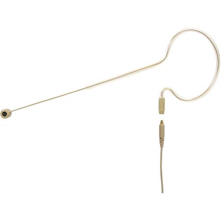 Galaxy Audio ESM8-UBG-4GAL Beige Single Ear Uni-Directional Earset Microphone with 4 Cables for Galaxy Audio/AKG