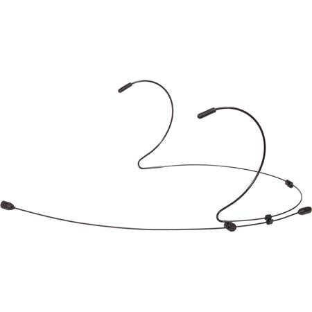 Galaxy Audio HSM4-OBK-4SHU Black Dual Ear Omni-Directional Headset Mic with 4 Cables - Shure