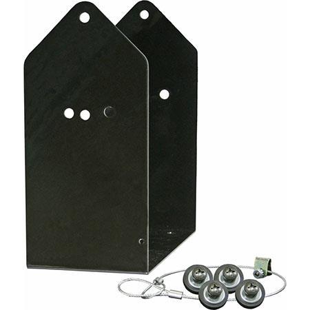 Galaxy Audio Saybla4-0 Permanet Mount Wall Bracket For La4 Line Array Black - Red One Music