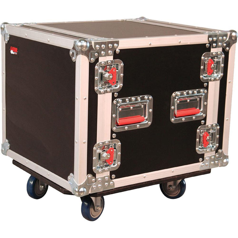 Gator G-Tour 10U Cast Ata Wood Flight Rack Case - Red One Music