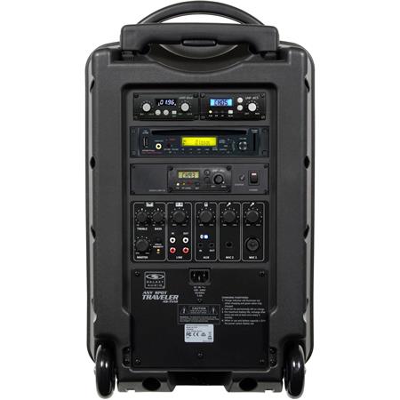Galaxy Audio Traveler 10 Wireless Manandheld & Contracteur avec lecteur CD et émetteur de liaison audio