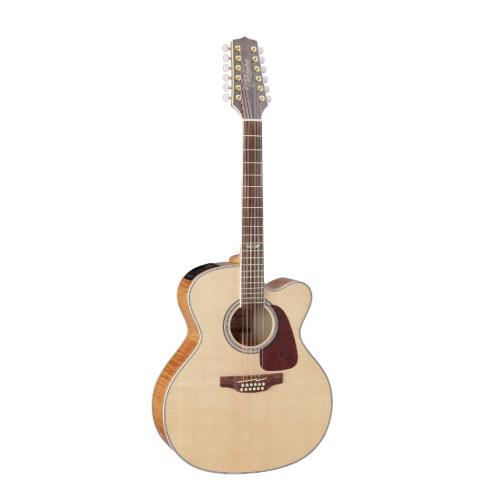Takamine Gj72Ce-12-Nat Jumbo Acoustic Electric Natural 12 St Guiitar - Red One Music