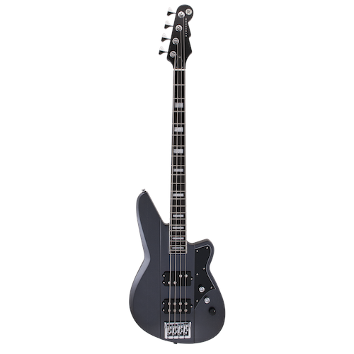 Reverend TG Thundergun Gunmetal Electric Bass - Red One Music