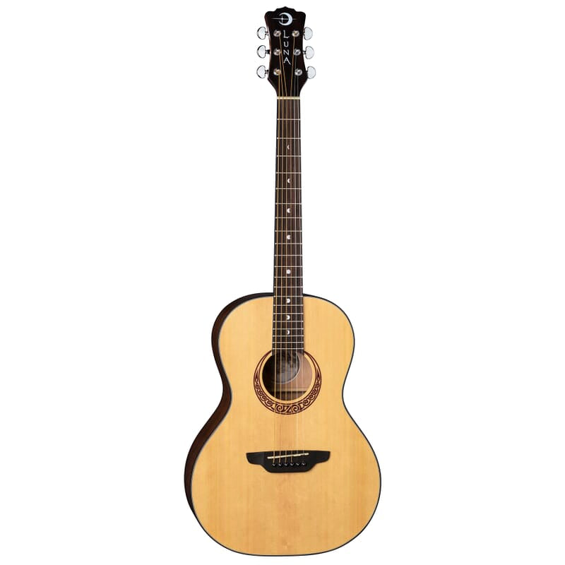Luna GYP PAR Gypsy Muse Parlor Acoustic Guitar (Natural)