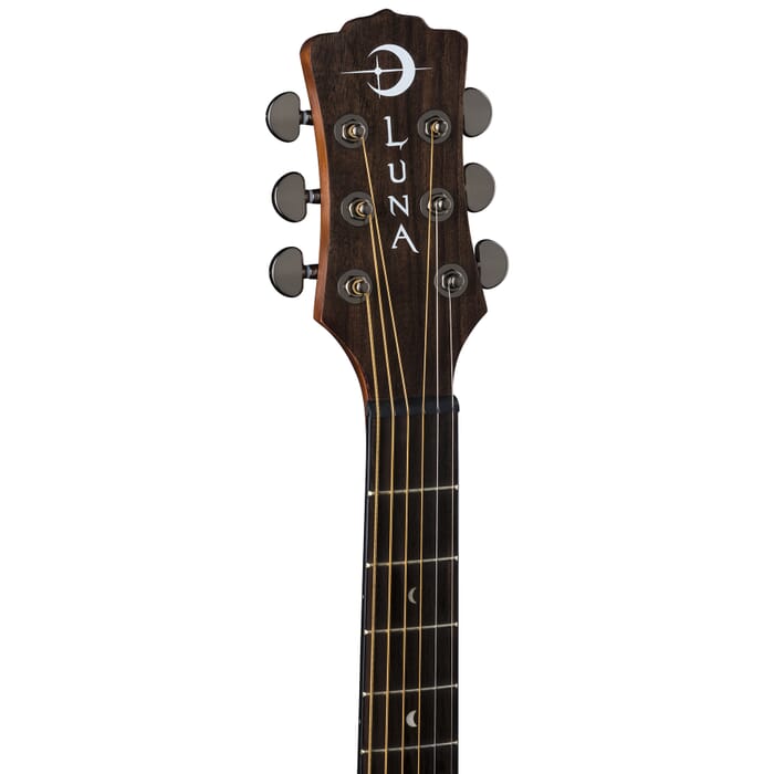 Luna GYP P MAH Gypsy Muse Parlor Acoustic Guitar (Satin Natural)