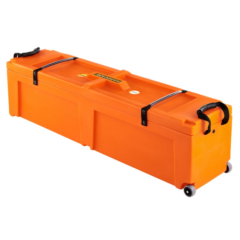 Hardcase HNP48WO 48" Hardware Case With Wheels (Orange)
