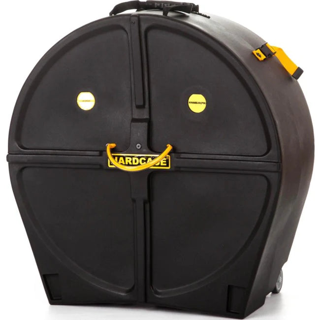 Hardcase HNMB28PB 28" Marching Pipe Band Bass Drum Case w/ Wheels