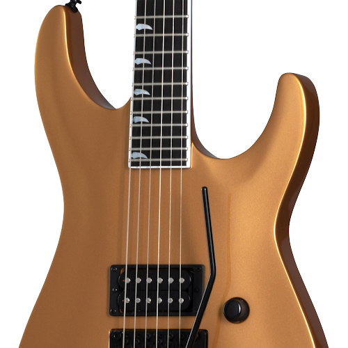 Kramer KSM1HBZGBF SM-1 H Guitare électrique avec Seymour Duncan Humbucker - Buzzsaw Gold