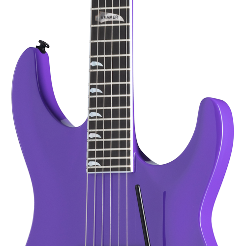 Kramer KSM1HSWPBF SM-1 H Guitare électrique avec Seymour Duncan Humbucker - Shockwave Purple
