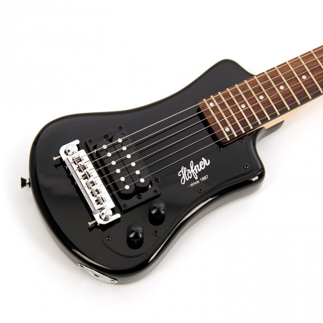 Hofner SHORTY Short Scale Electric Guitar (Black)