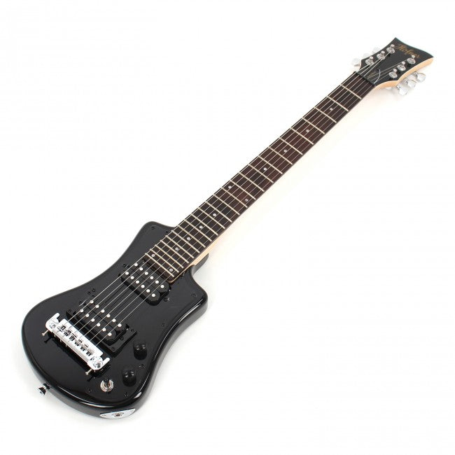 Hofner SHORTY DELUXE Short Scale Electric Guitar (Black)