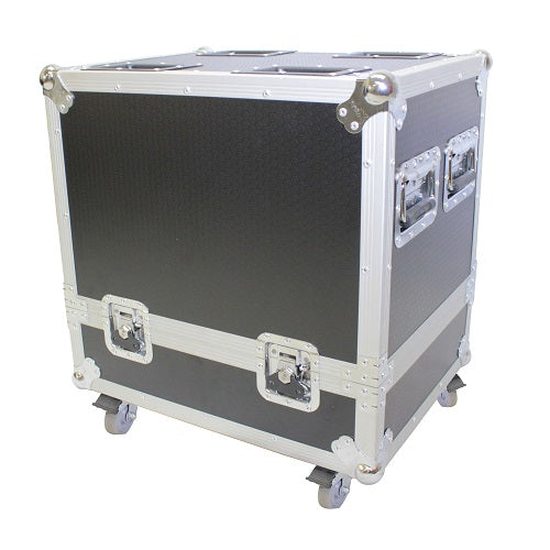 ProX XS-282620LASPW Universal Line Array Speaker Flight Case W-Wheels for 2 Speakers - Red One Music