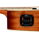 Luna HEN DRA SPR Henna Dragon Acoustic/Electric Guitar (Satin Natural)