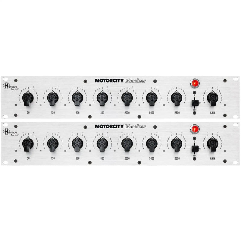 Heritage Audio Motor City Equalizer Ensemble stéréo double