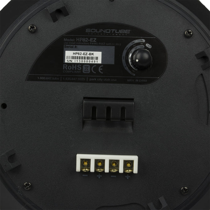 SoundTube HP82-EZ High Power Open Ceiling Pendant Speaker - 8" (Black)