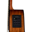 Luna HT KOA GCE L High Tide Koa Grand Concert Left-Handed Acoustic/Electric Guitar (Satin Natural)