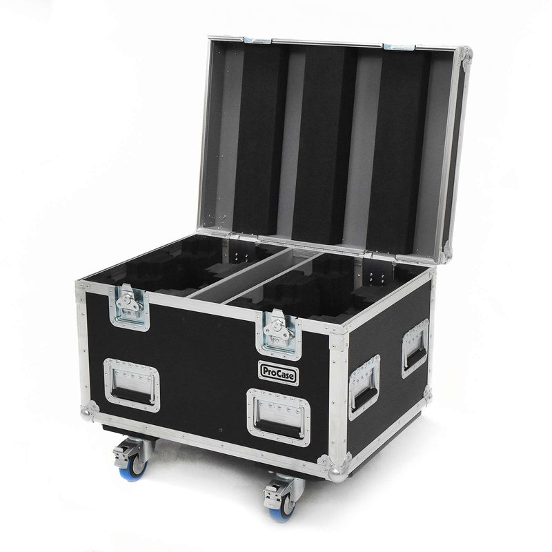 Chauve professionnel cpcase4ro1bw case 4-fixture rogue ousccast 1 faisceau lavage
